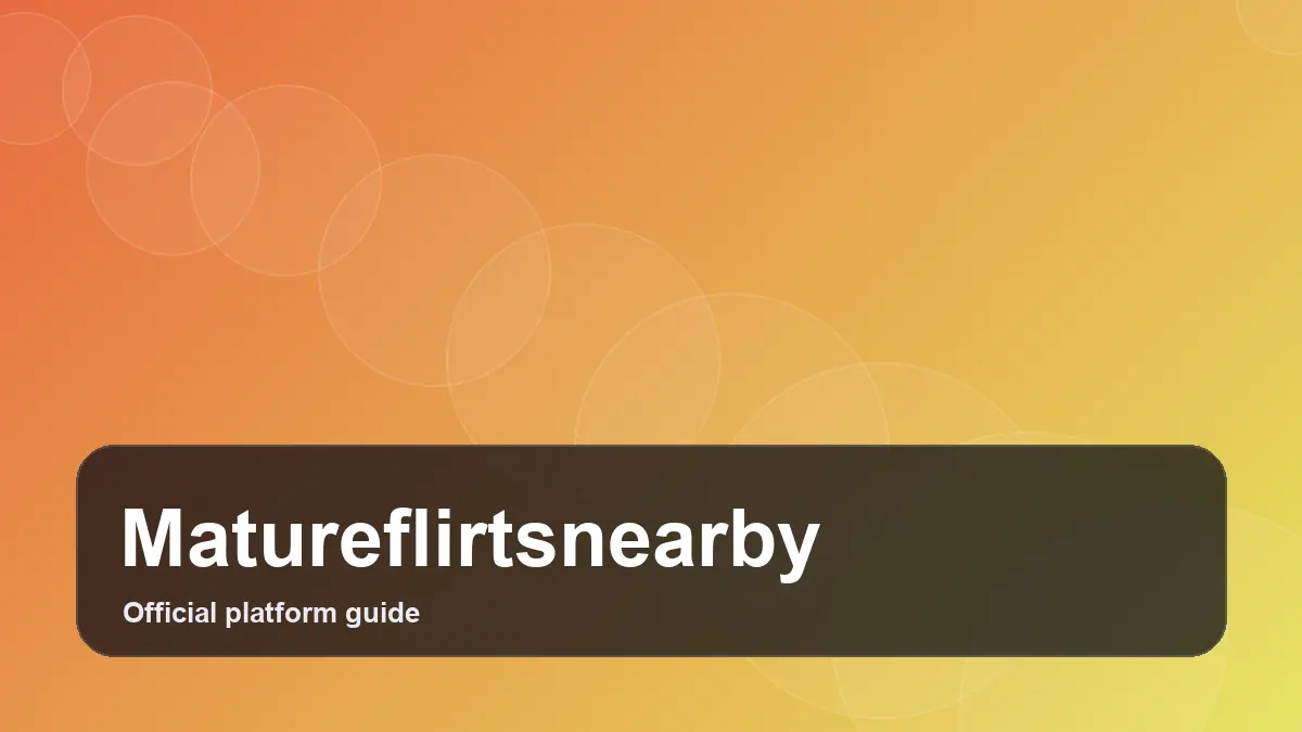 Matureflirtsnearby
